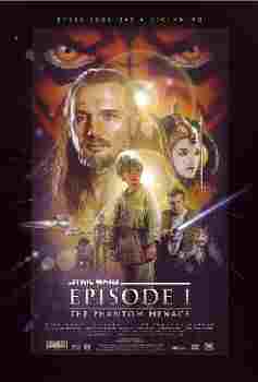 il poster del film Star Wars - Episodio I: La minaccia fantasma, 2002 