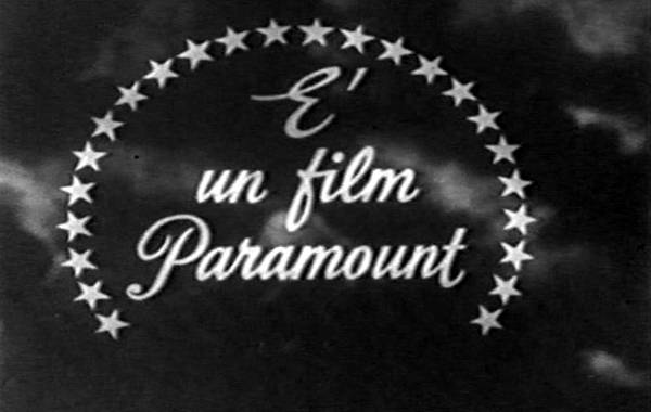 rara titolazione italiana per il logo Paramount