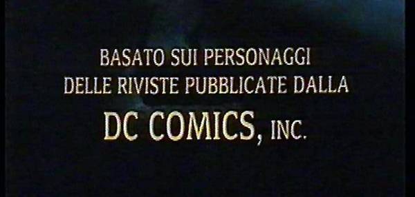 accrediti del film nella versione italiana