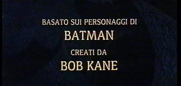 accrediti del film nella versione italiana