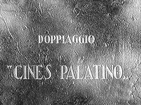 accrediti del film nella versione italiana