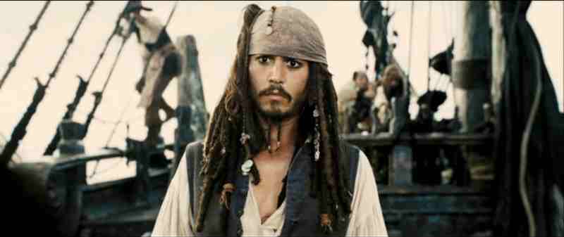 Johnny Depp in una scena del film
