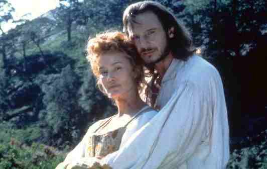 Liam Neeson e Jessica Lange in pausa durante le riprese