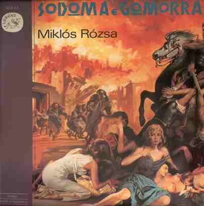 famoso LP della Legend a due dischi 33 giri con incisa la colonna sonora di Miklos Rozsa