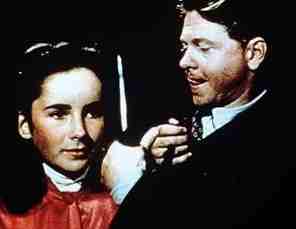 con Mickey Rooney in Gran Premio