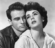 con Montgomery Clift in Un posto al sole