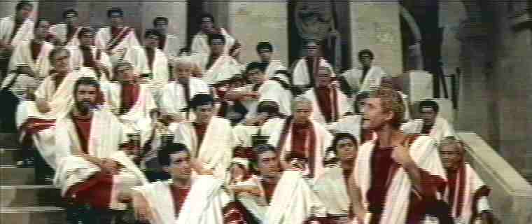 Ottaviano arringa il senato