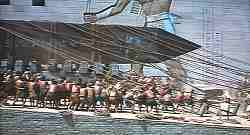 Gli schiavi ebrei erigono l'obelisco