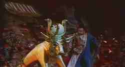 Mos� lancia le tavole sull'idolo