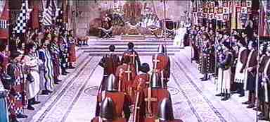 Entrata dei nobili a corte