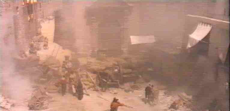 La capitale siciliana ridotta in macerie