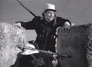 Digby scala le mura del fortino