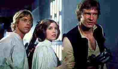 Luke, Leia e Han