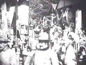 I soldati sudisti acclamati dalla popolazione