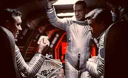 Da sinistra, William Sylvester, Sean Sullivan  e Robert Beatty