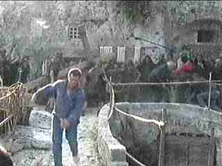 Gibson durante una pausa