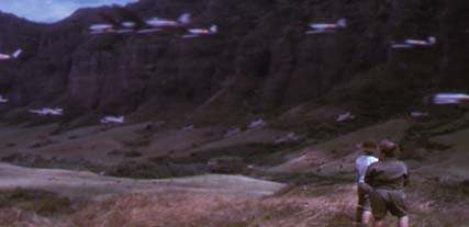 La flotta aerea giapponese in direzione di Pearl Harbor