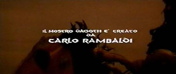 accrediti del film nella versione italiana