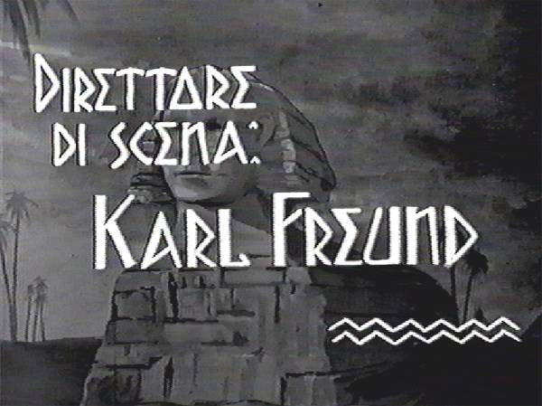 accrediti del film nella versione italiana