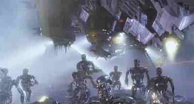 Battaglia tra terminators in Terminator 3 - Rise of  Machine