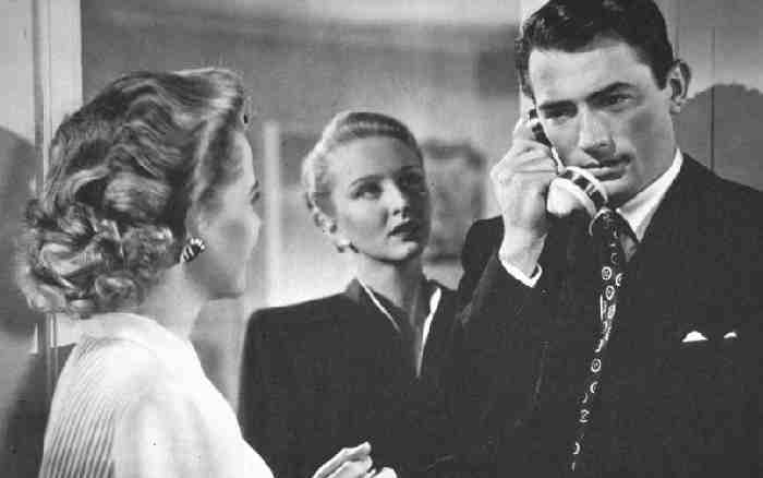 Con Celeste Holm e Dorothy McGuire in Barriera Invisibile, 1947