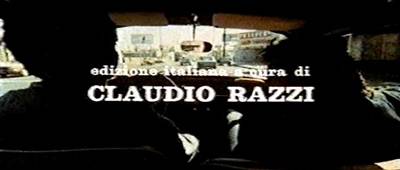 accrediti del film nella versione italiana