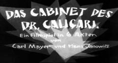 Il gabinetto del dottor Caligari